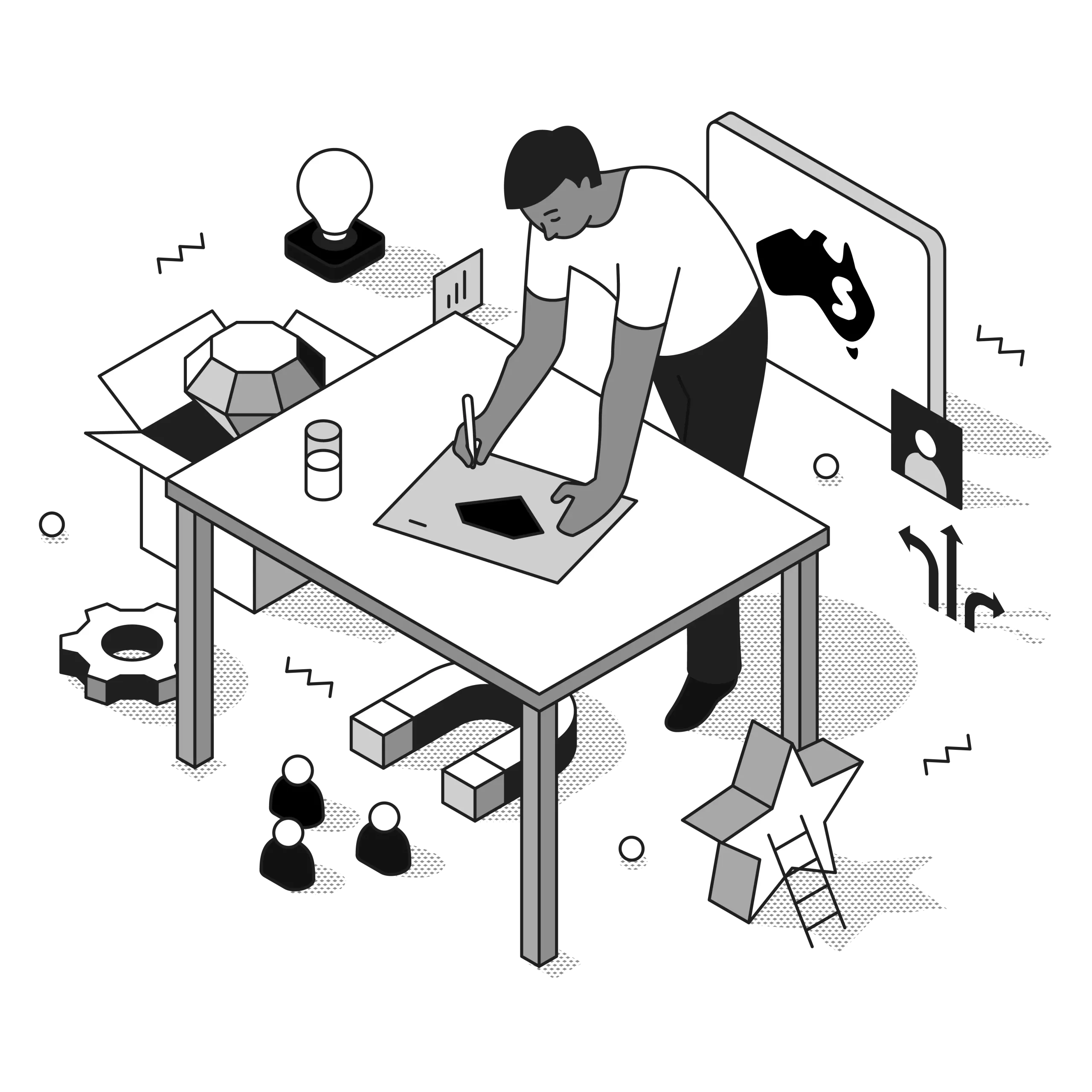 zoho crm customisation illustration