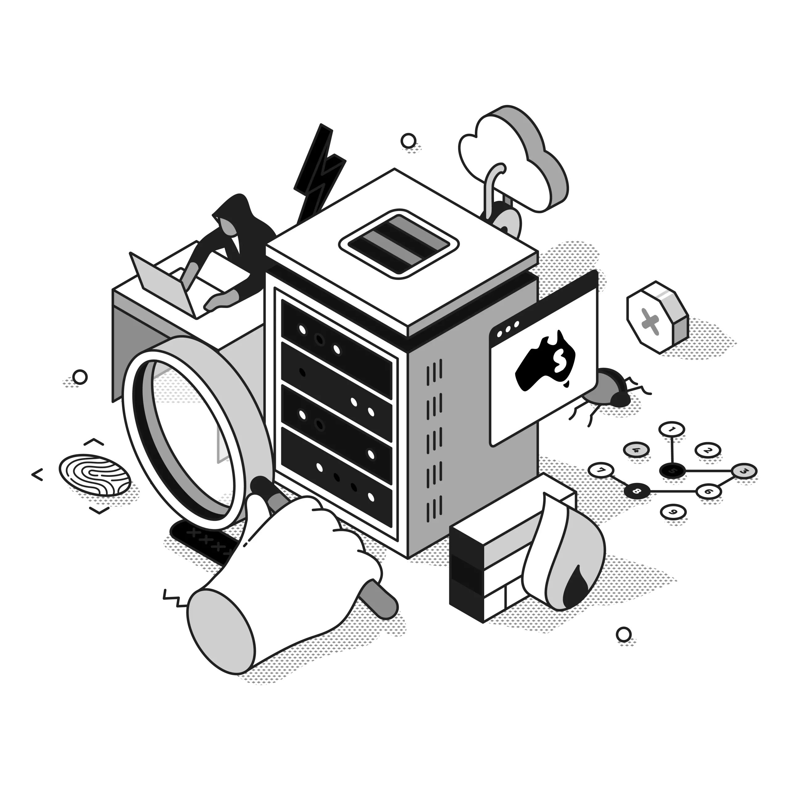 illustration of hubspot for real estate