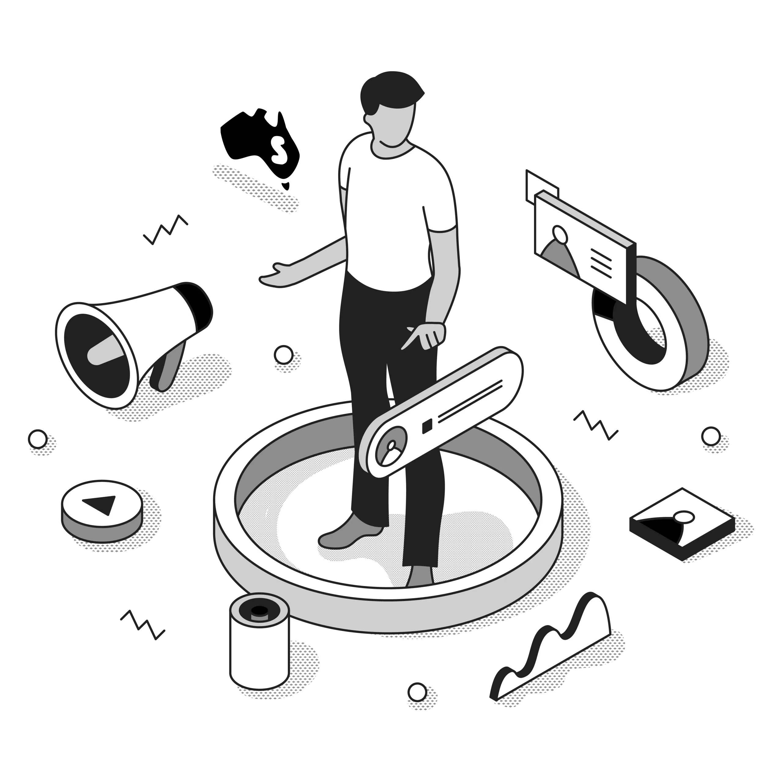 hubspot telephony integration illustration