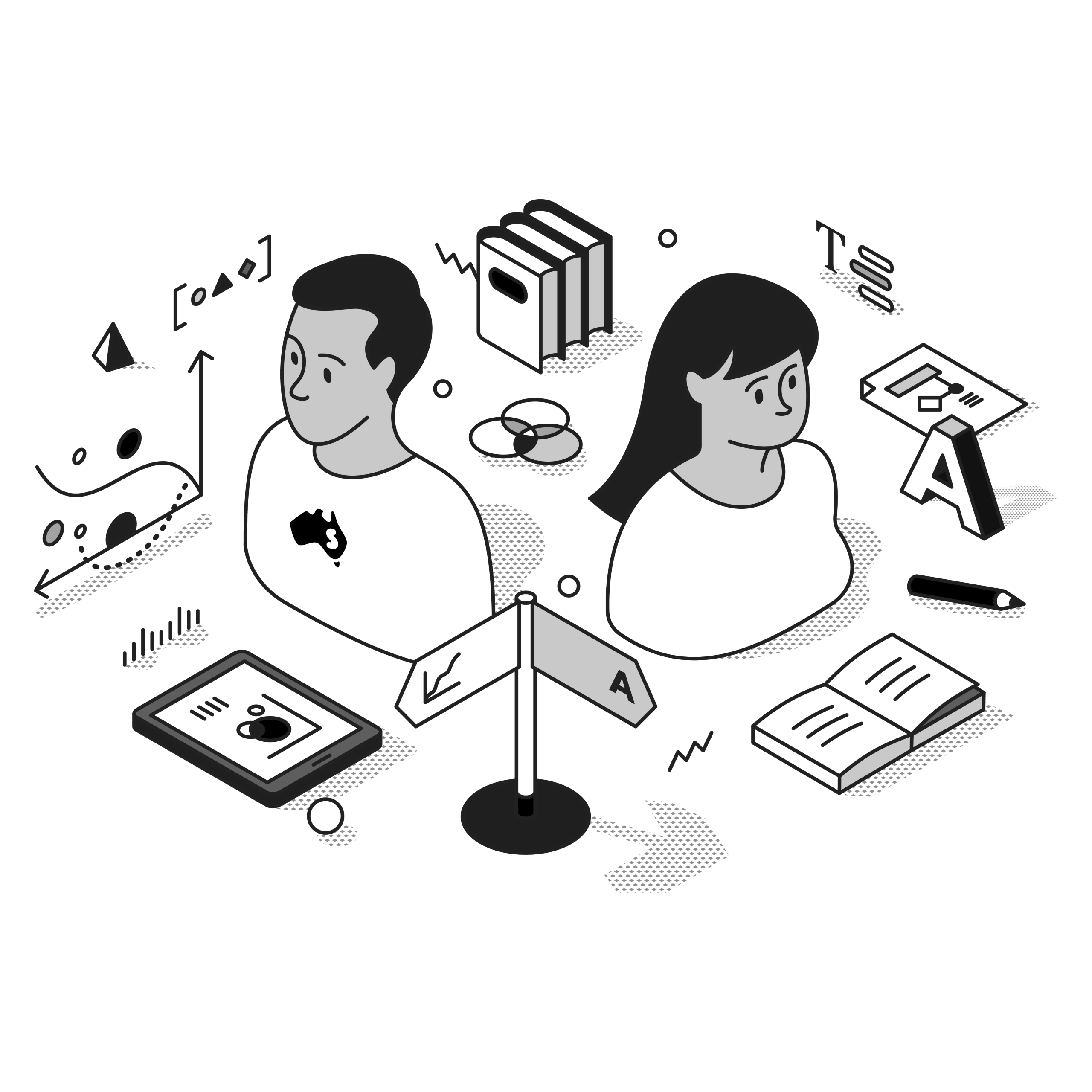 zoho training illustration
