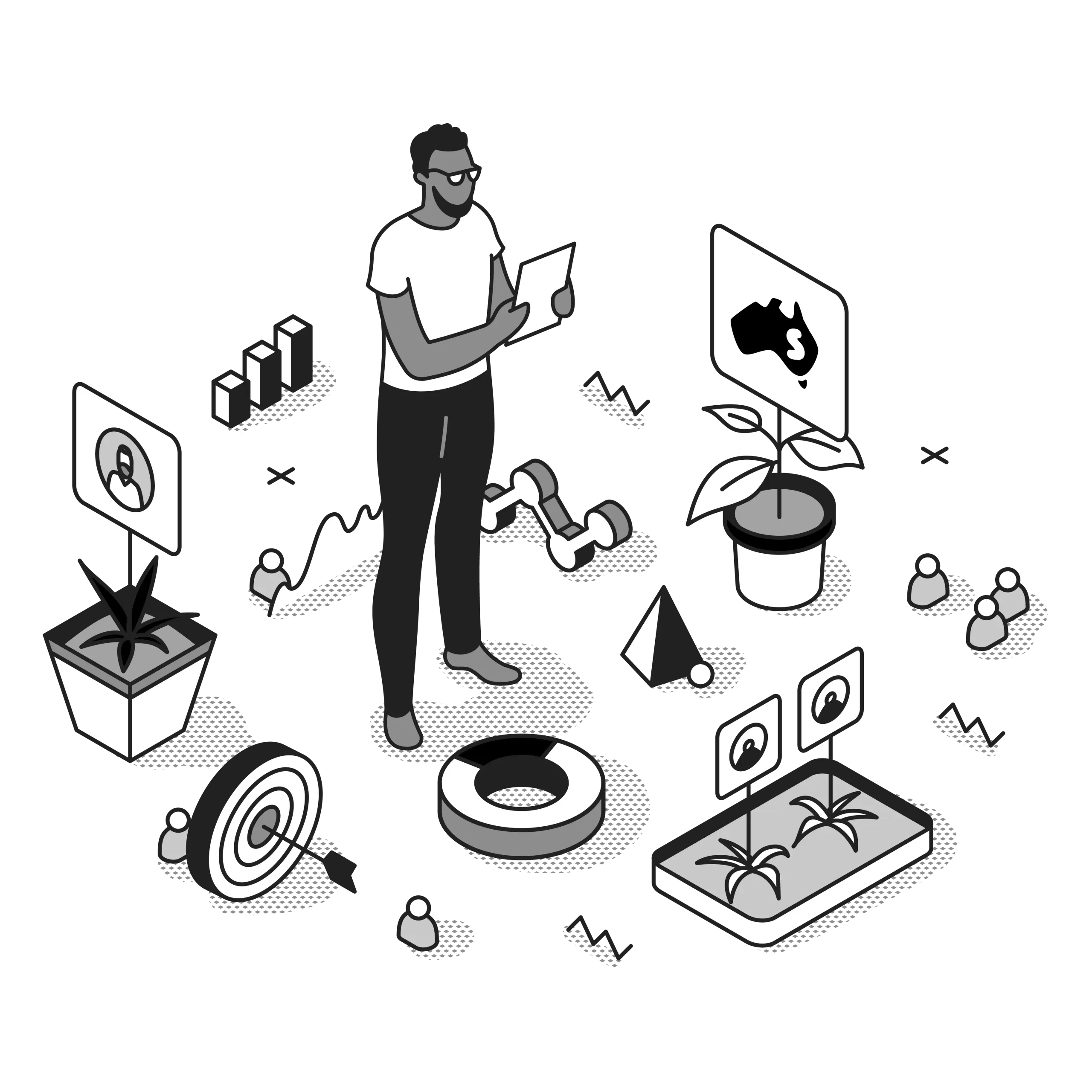 email automation hubspot illustration