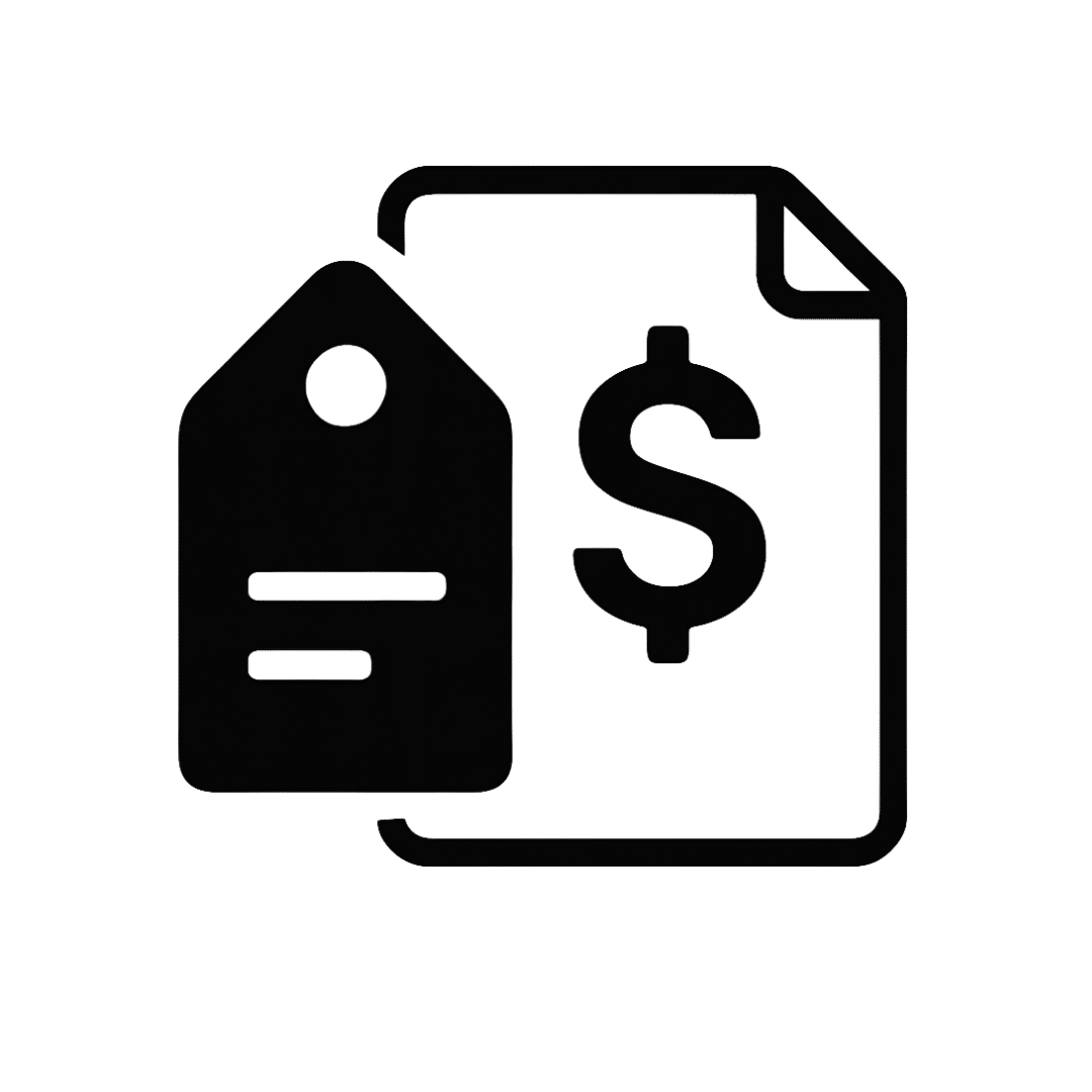 transparent-pricing icon of transparent pricing